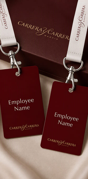 Carrera y Carrera brand identity, mobile gallery