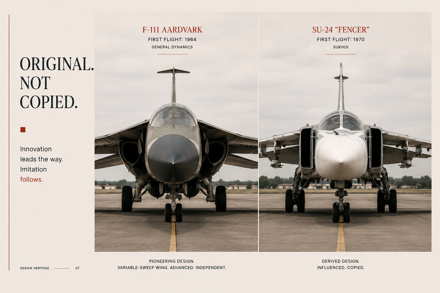 F-111 and Su-24, the copied nose cone