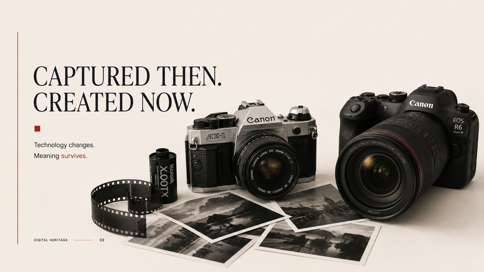From analog film to digital photography