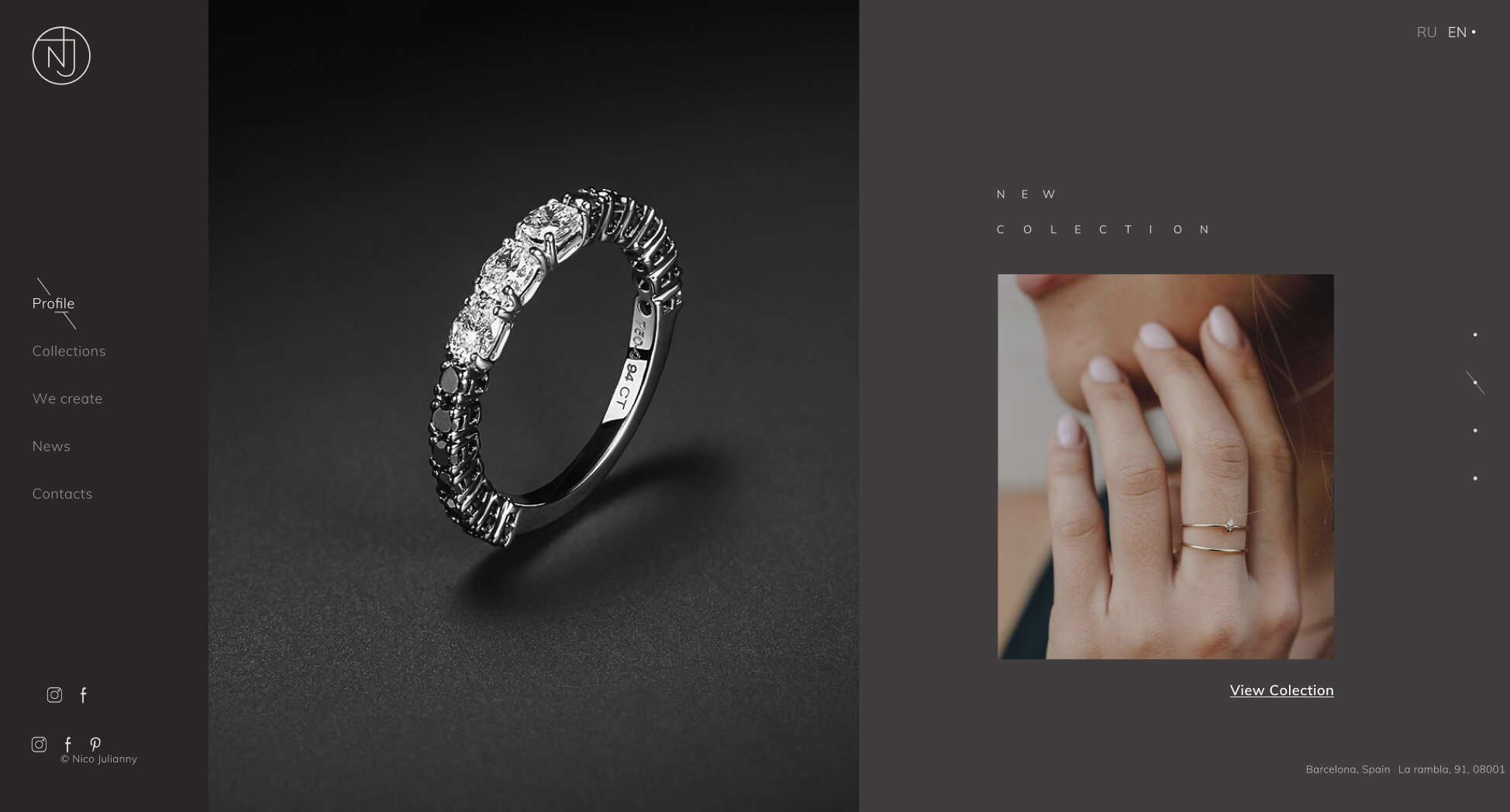 Nico Julianny ring, craftsmanship detail